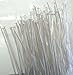 144 Head Pins .029dia X 2 Inch Silver Plating Over Brass Standard 21 Gauge Wire Beadsmith Headpins