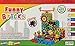 81 Piece Funny Bricks Gear Building Toy Set - Interlocking Learning Blocks - Motorized Spinning Gears