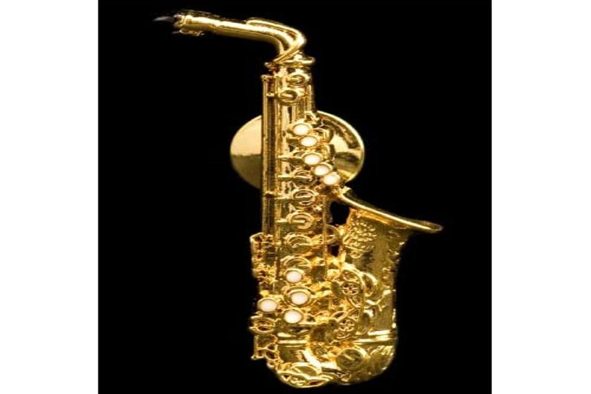 Future Primitive 566 Alto Sax jewellery pin