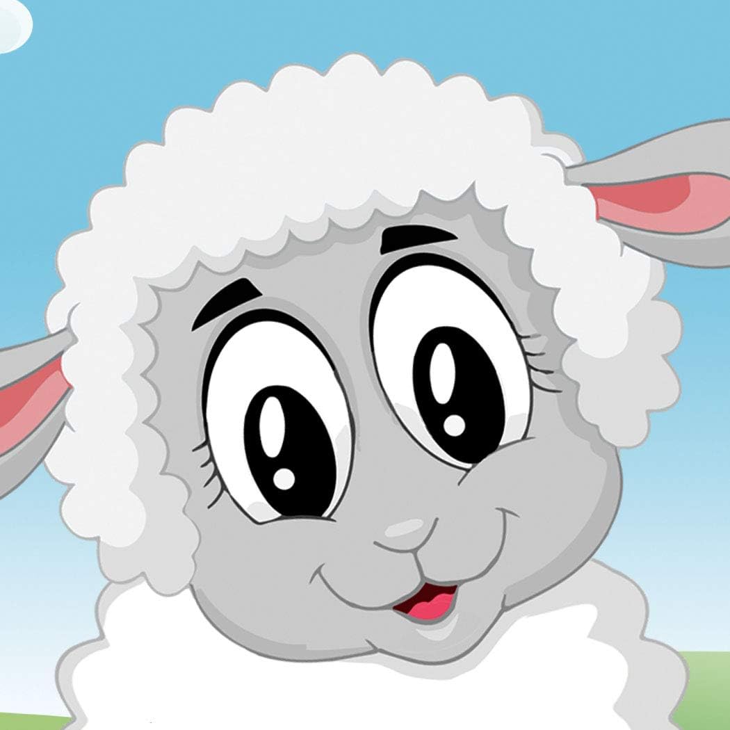 Cute Birthday Card for little Boys or Girls, 1 to 5 year old kids, Baby Lamb Cartoon, Happy 1st 2nd 3rd 4th 5th Bdays - Image 4