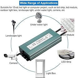 LLTOP LED Driver 400 Watts 110V/120V AC to 12V DC