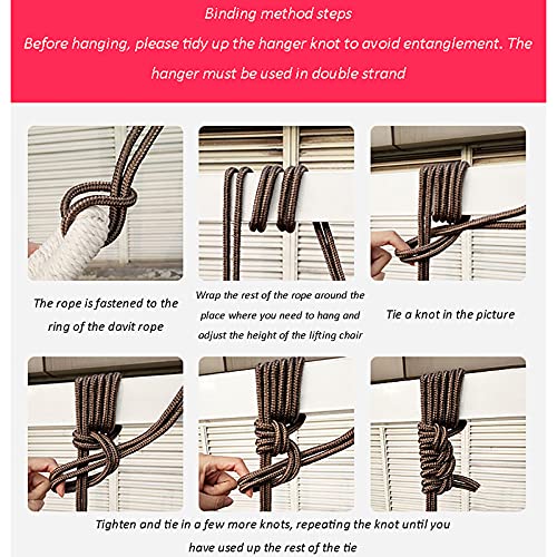 CYYAN hängesessel Outdoor Hängesessel, Hängesessel mit Kissen Hängestuhl für Erwachsene Kinder für Balkon & Wohnzimmer… – Bild 8