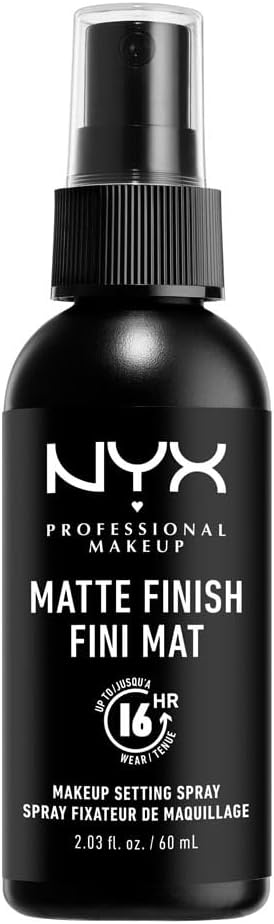 NYX Professional Makeup Matte Setting Spray Face Up to 16Hr Wear Shine Free 60ml