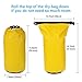 YOKIRIN Waterproof Dry Bag Lightweight Floating Roll Top Sack Backpack for Beach, Boating, Fishing, Rafting, Swimming, Camping, Hiking, Fishing and Snowboarding (Yellow)