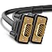 UGREEN VGA SVGA HD15 Male to Male Video Coaxial Monitor Cable with Ferrite Cores Gold Plated Connectors Support 1080P Full HD for Projectors, HDTVs, Displays and More VGA Enabled Devices 3FT