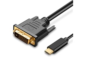 VICHFA USB C to DVI Cable 6FT, 4K@30Hz, Compatible with MacBook Pro, Surface Book 2, Chromebook Pixel, XPS 13/15, Yoga 920/91