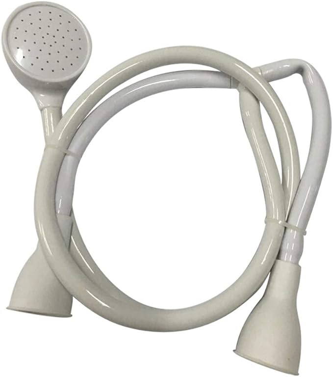 Faderr Doppelhahn Duschset Wasserhahn Verlängerung für Badewanne