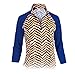 Monterey Club Ladies Dry Swing Zebron Long Sleeve Shirt #2679