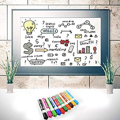 Dry Erase chisel tip Marker Pen, XSG （36 Bulk Pack） 12 assorted Colors