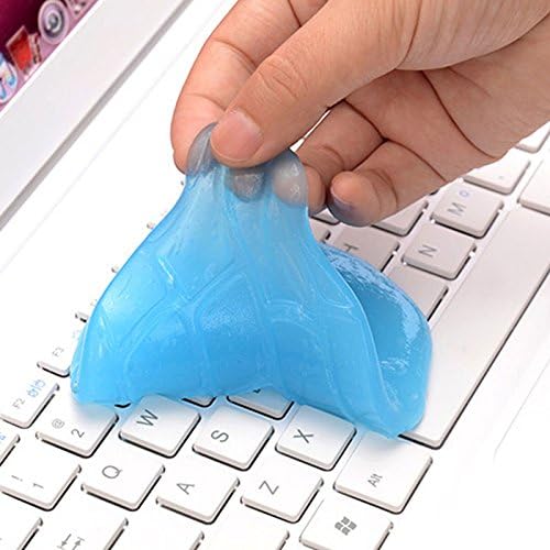 JD Million shop 1pcs Universal Keyboard Cleaning Glue Transparent Compound Gel Magic Dust Cleaner for Keyboard Laptop Phone Computer Remote