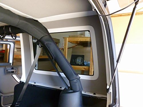 Hothead Headliners Jeep Wrangler 2011-2017 JK 2 Door Rear Side Window Panels (Ox Grey)