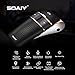 SOAIY S-32 Voice Command Hands-Free Bluetooth in-car Speakerphone, Wireless Bluetooth Car Kit for Safely Driving with Shake Power On Function