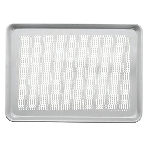 Bundy Chicago Metallic 18 Gauge Aluminum Perforated Bun Pan - 18