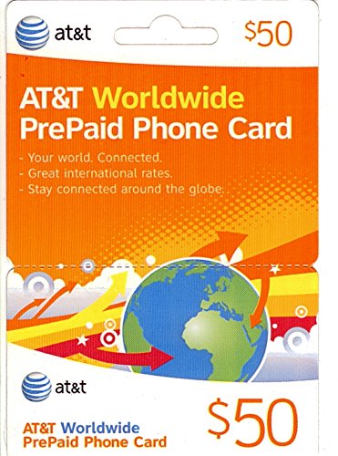 $50 AT&T Worldwide Prepaid Phone Cards-ON PROMO SALE NOW!!!