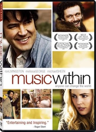 DVD cover for Music Within. Two brown-haired white men and a blonde white woman are pictured.