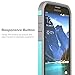 Samsung Galaxy S5 Active Case, RANZ Grey with Aqua Blue Hard Impact Dual Layer Shockproof Bumper Case for Samsung Galaxy S5 Active (G870A) ONLY