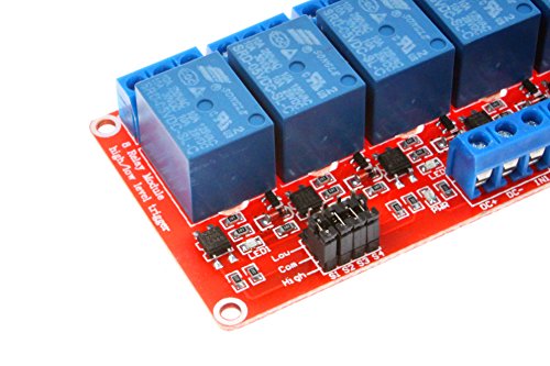image for NOYITO 8-Channel Relay Module High Low Level Trigger with Optocoupler 