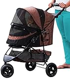 Pet Gear No-Zip Special Edition Pet Stroller, Espresso