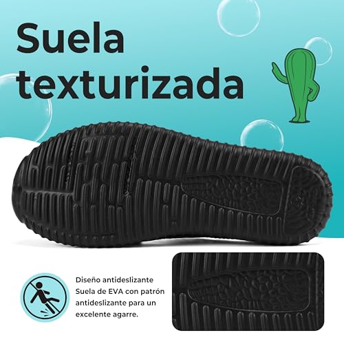 SAGUARO Unisex Beach Slippers Hollow Out Garden Sandals Clogs Shoes Indoor Outdoor Slipper 36-45EU