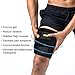 Thigh Support, Adjustable Compression, Thigh Brace Hamstring Wrap with Anti-Slip Silicone Strips for Men and Women Prevent Leg Sprains, Strains, Tendonitis Injury, Promote Recovery