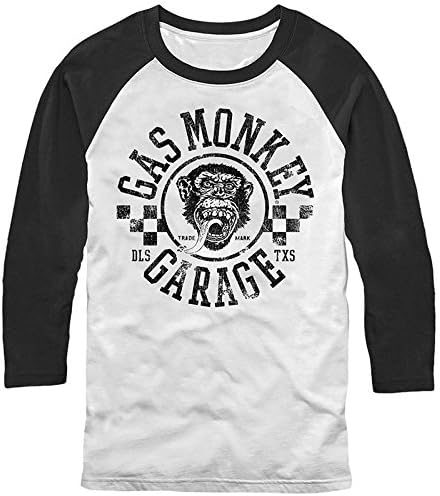 Amazon Gas Monkey Garage ガス モンキー ガレージ ベースボール Tシャツ 正規品 アメ車関連 S Tシャツ カットソー 通販