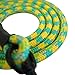 Phydeaux’s Mountain Climbing Rope Dog Leash - 6 ft Long - Premium Quality - Perfect for Medium and Large Dogs (Lemon-Lime)