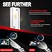 9005 LED Headlight Bulbs High Beam, Marsauto Super Bright HB3 Headlamp Conversion Kit with Fan, CANbus-Ready IP67 CSP Chips 6000K Xenon White 2-Pack