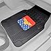 BDK Warner Bros DC Comics Classic Wonder Woman Car Accessories - Heavy Duty Rubber Floor Mats - Custom Fit, No-Slip Grip, All Weather, 3pc Set 2 Front Car Mats 27 x 18 in, 1 Rear Liner 18 x 58 in