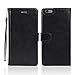 NAVOR Folio Wallet Power Battery Case 5000 mAh for iPhone 6 Plus / 6S Plus [5.5 Inch] - Black (IP6PBTCBK)