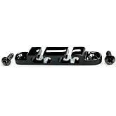OVSAL Bass String Retainer Black Bass Head 4 String Retainer Bass Guitar String Tree Bass String Guide with Mounting Screws