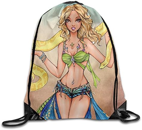 Drawstring Bag Britney Spears Snake 90s Pop Stars Nylon Home Travel Sport Storage