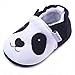 Lidiano Infant/Toddler Baby Non Slip Rubber Soft Sole Cartoon Walking Slip on Shoes for Home/Outdoors (5 M US Toddler, Panda)