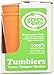Green Eats 2 Pack Tumblers, Orange