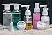 Tovla TSA Approved Travel Toiletry & Cosmetic Bottles Set Quality Clear Plastic | 10 Piece Bottle & Accessory Set
