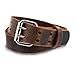 Hanks Legend - Men's Double Prong Leather Belt - Heavy Duty Belts - USA Made - 100 Year Warranty - Crazy Horse - Size 40