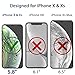iPhone Xs Screen Protector, Full Cover Tempered Glass Shield [Dome Fix] New Slide Easy Install and Repair Kit by Whitestone for Apple iPhone 10 (2017) / iPhone 10s (2018) - 1 Pack