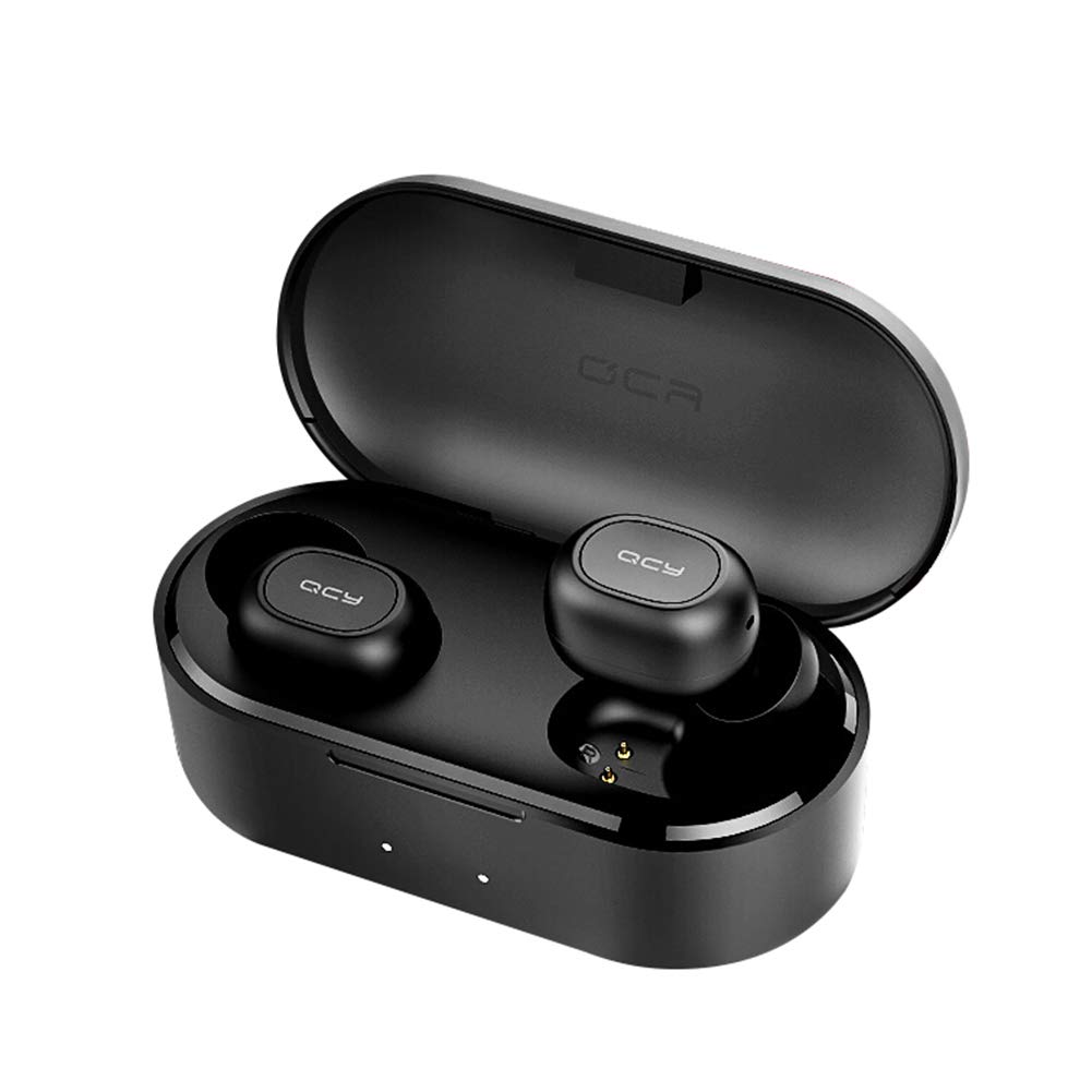 Antrygobin QCY T1S Cuffie con Microfono per Auricolare in-Ear Bluetooth 5.0  Senza Fili con Scatola di Ricarica Black Elettronica urban-earth.co.uk