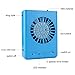 Aromandina Globalstore Personal Necklace Fan, Small USB Fan Portable Desk Battery Operated 3 Speeds for Office Home Table(18650 Battery Included) (Blue)