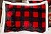 Carstens Lumberjack Red Plaid Plush Bedding Set, Queen