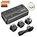 Rainyb Power Converters 2300-Watt Step Down 220V to 110V Voltage Converter & International Travel Adapter 220V to 110V Voltage Converter with 8A 3 USB Ports,Type-C and UK/AU/US/EU Plug Adapter