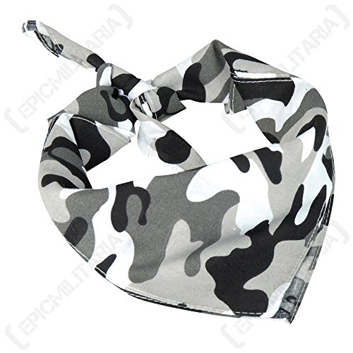 100% Cotton Urban Camouflage Bandana