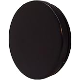 Westbrass Floating No-Hole Overflow Faceplate, Matte Black, D980R-62