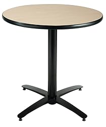 KFI Seating Round Pedestal Table with Arched X
