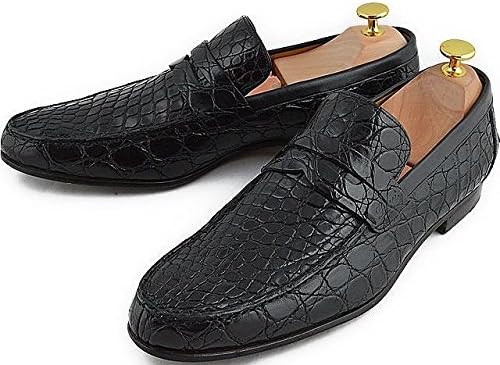 Amazon グッチ クロコダイル素材 メンズローファー 黒 中古 Gucci グッチ ローファー スリッポン