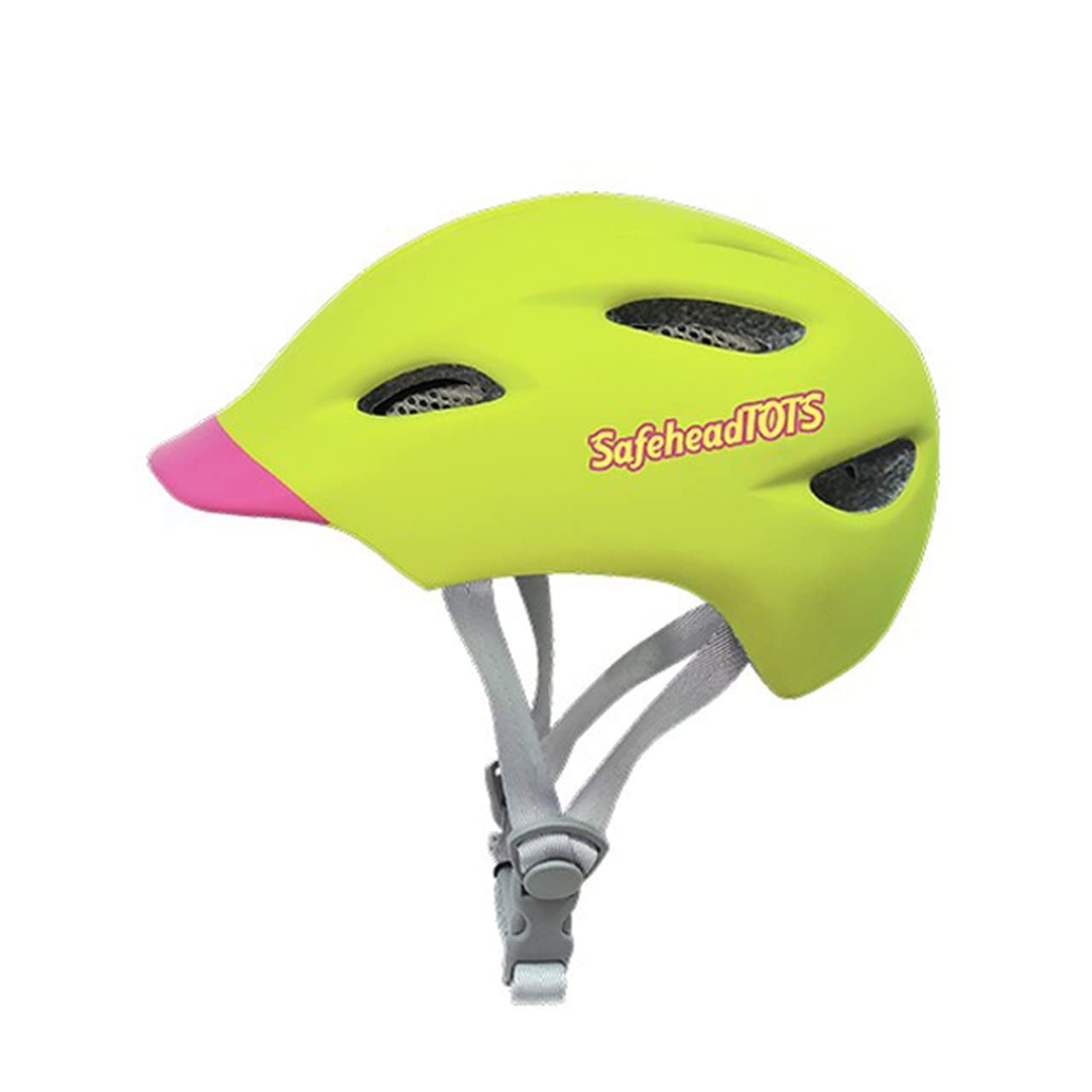 SafeheadTOTS Kids bike helmet CE-CPSC Certified Toddler Bike Helmet 2-4 Years for Boys Girls Washable Inner Lining, Safety Crash Helmet, In-Mold, Perfect for Bicycle, Scooter Balance Bike Green-pink