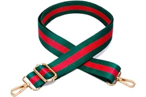 Conworld Purse Strap Replacement Crossbody for Handbag, 1.5" Golden Buckle Wide Canvas Shoulder Strap for Women, Adjustable Bag Straps Replacement