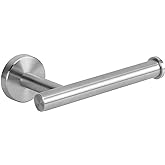 NearMoon Bathroom Toilet Paper Holder, Premium SUS304 Stainless Steel Rustproof Wall Mounted Toilet Roll Holder for Bathroom, Kitchen (1 Pack, Brushed Nickel)