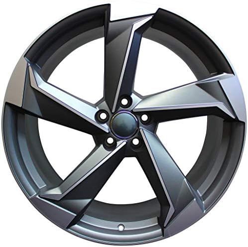 21 INCH AUDI RIMS A4 A5 A6 A7 A8 S4 S5 S6 S7 S8 RS5 RS6 RS7 Q5 Q7 SQ5 SQ7 GUNMETAL MACHINED WHEELS