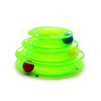 Rastreadores de juguete para gato/pista de bola/pelota + 2 juegos ...