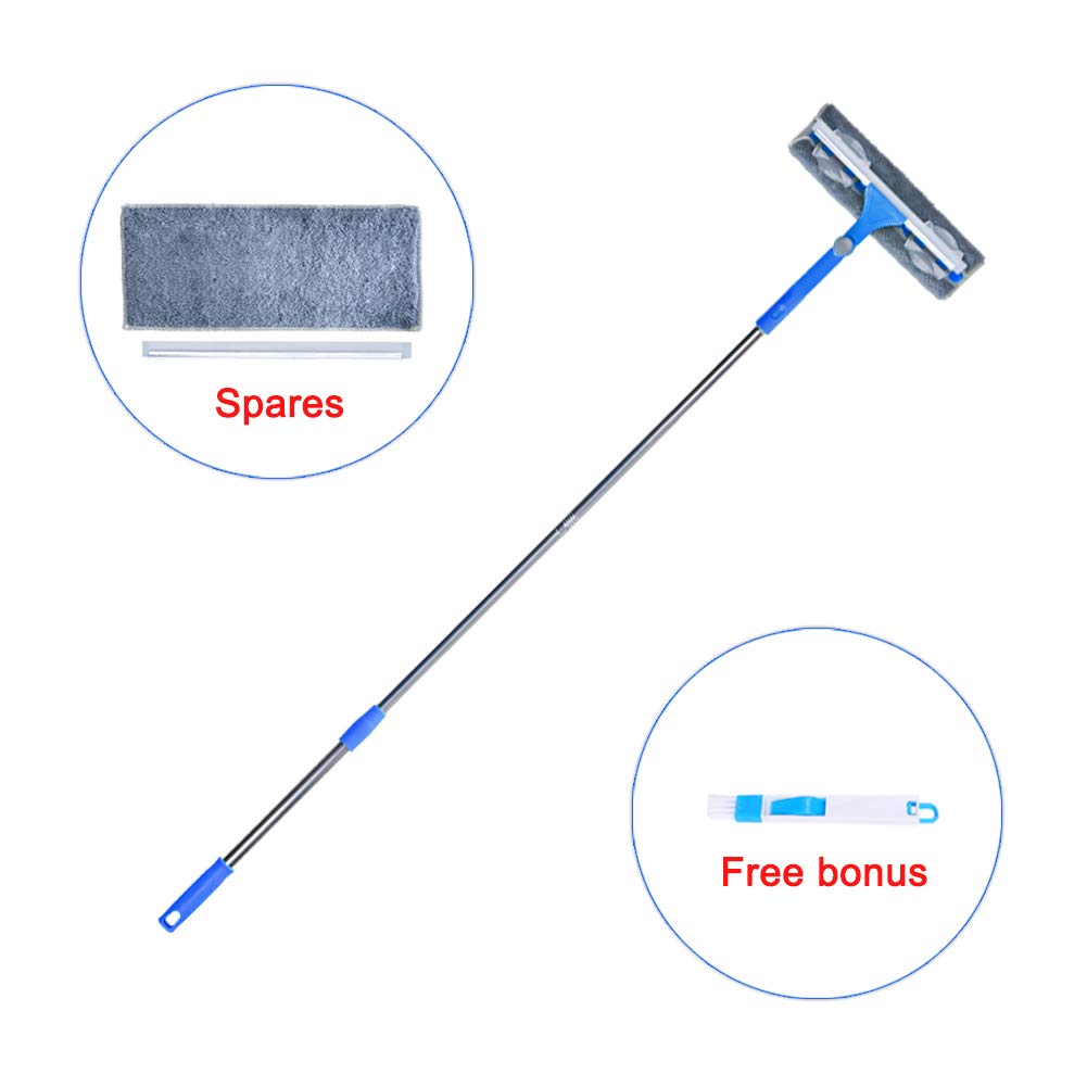 IKU Telescopic Window Squeegee Cleaning Kit (51 inches) Extendable